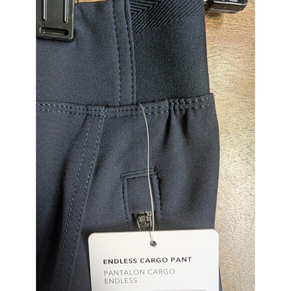 Athleta Endless Cargo Pants Womens Size 2 Blue Stretch Comfortable Elastic Waist - Picture 3 of 4